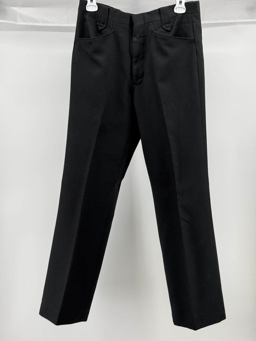 Sheplers Western Dress Pants Black USA Made Cowboy Rodeo Polyester 32x30